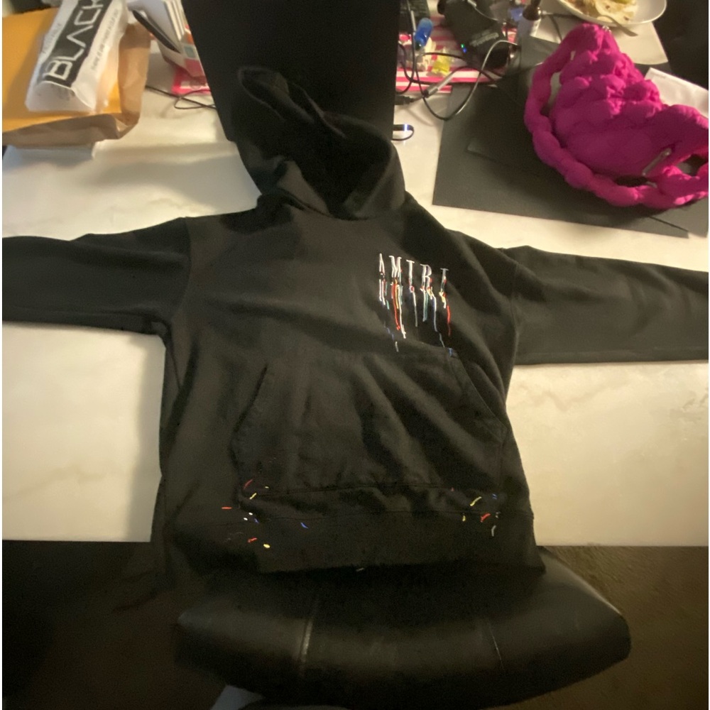 AMIRI Embroidered Paint Drip Core
Logo Hoodie